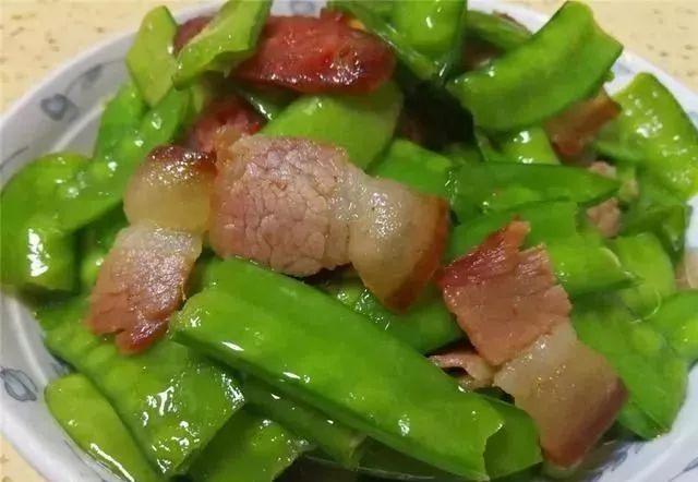 腊肉|豌豆荚|家常菜_新浪新闻