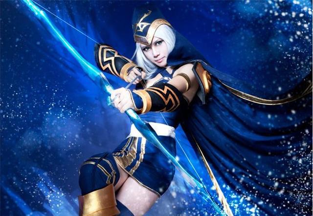 英雄联盟寒冰射手艾希cosplay传奇艾希