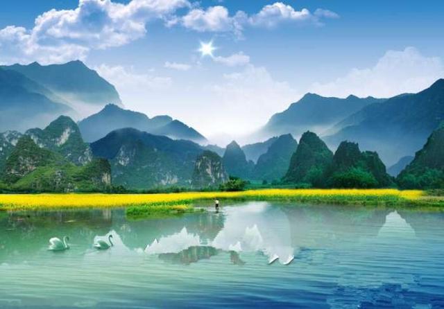 属猪的微信山水图片,属猪微信头像吉利招财 生肖属猪 生肖属猪的人天生带着富贵相,谁娶了属猪的老婆就好比手里