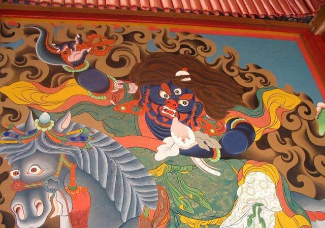 解密艳丽奇特的壁画,青海塔尔寺"艺术三绝"中的一绝