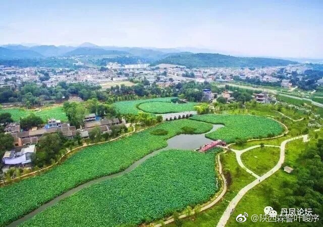 秦岭最美是商洛 棣花古镇是明珠