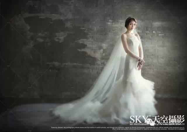 怎么拍好韩式纯色背景婚纱照, 来看看吧!