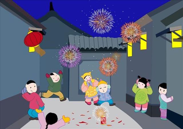 孩子玩鞭炮,家长需谨慎,别让危险在孩子身边蔓