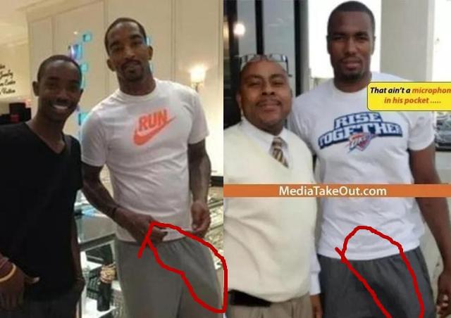 NBA著名三大假图!霍华德像被充气,伊巴卡,JR兜里藏话筒!