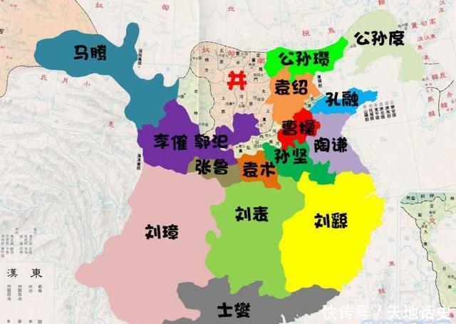 春秋战国对比三国,哪些国家是董卓曹操袁绍刘备和东吴?!