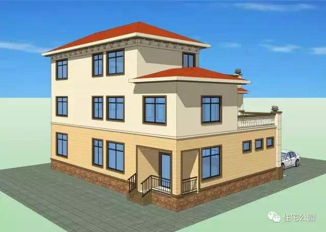 10套带堂屋农村别墅, 第2套最豪第1套建最多, 第4中式