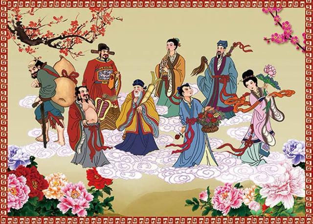 各位神仙的表志代表物是什么? 中国古代神话传说八仙神仙