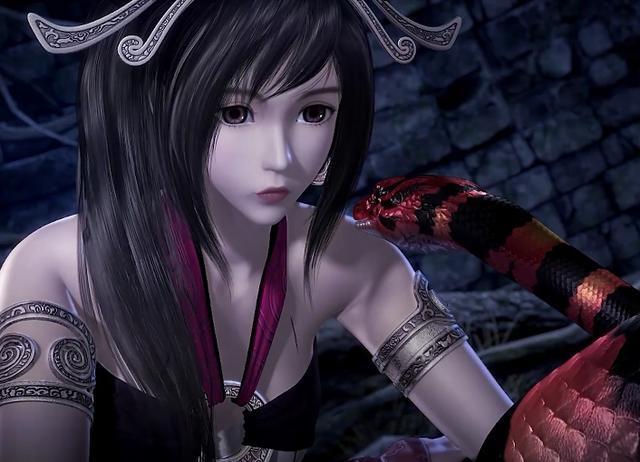 秦时明月之天行九歌赤练王蛇为保护红莲而死,红莲驱使百蛇复仇