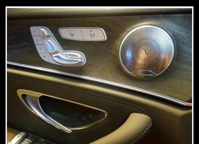 奔驰e300l升级柏林之声全套音响系统大麦隔音「长沙音雄联盟」