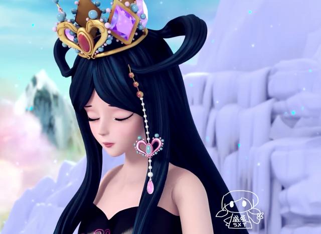 叶罗丽:四个头戴王冠的仙子，其中三个的身份都是公主