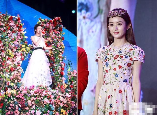 女明星花仙子装扮,赵丽颖仙女范,关晓彤有点搞笑,最惊艳的是她