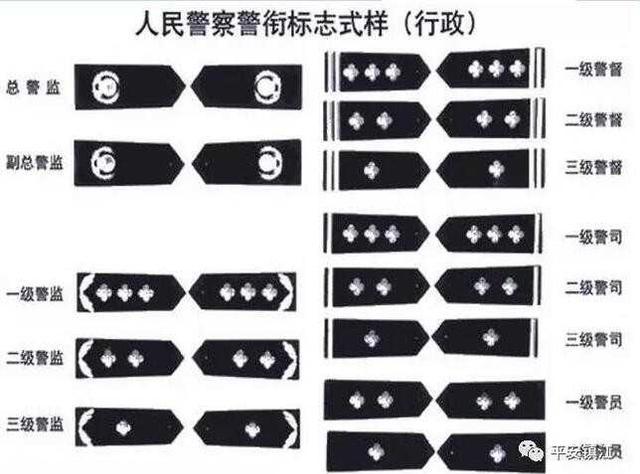 辅警也有正式的警衔了!以后看这个就可以区分