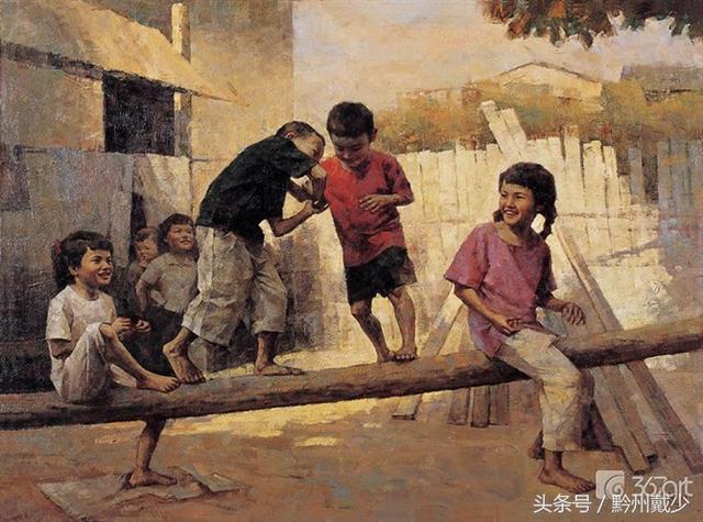 满满的回忆,油画里的乡土中国