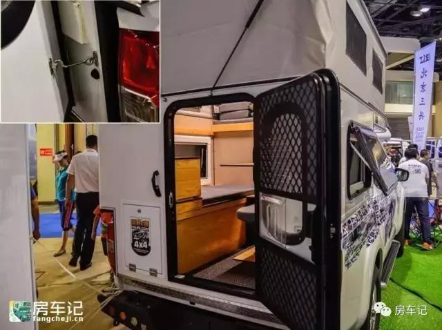 背驮式车厢,升降顶的配置,实拍麦卡动力皮卡房
