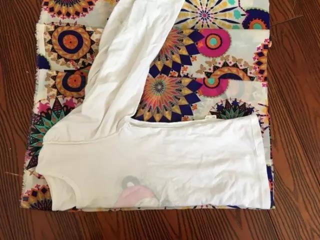 不用裁剪图,轻松做美衣--女童露肩连衣裙做法