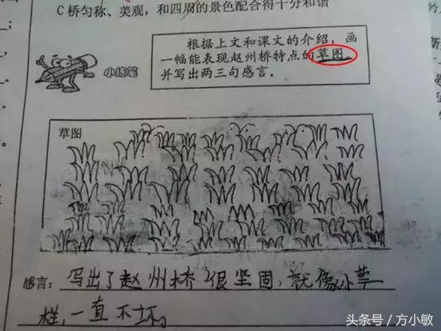 搞笑图片:小学生奇葩爆笑作业,老师气的上吐下泻