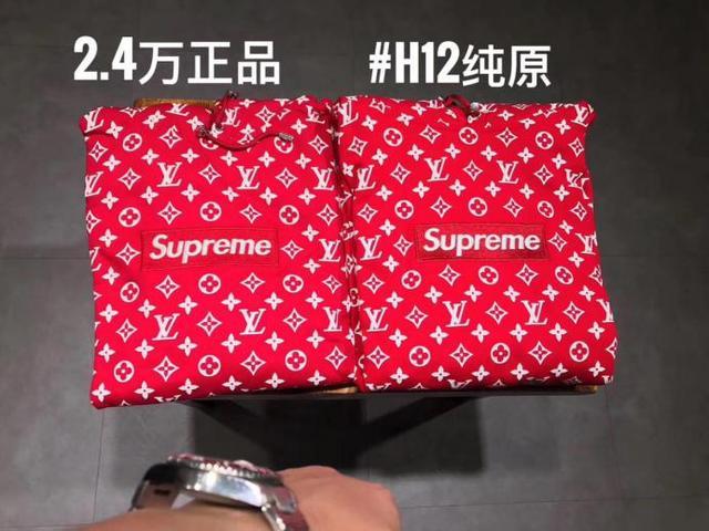 lvsupreme联名外套,supreme联名lv外套 一件帽衫炒到17万, supreme x lv这波联名值得买吗?