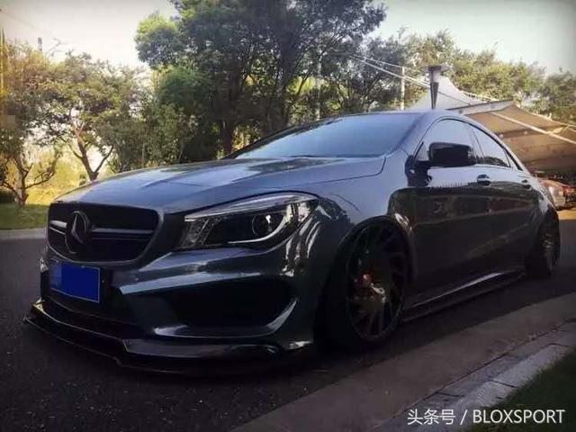 cla200改装案例,奔驰cla200改装案例 宽体战斗范儿奔驰cla改装案例