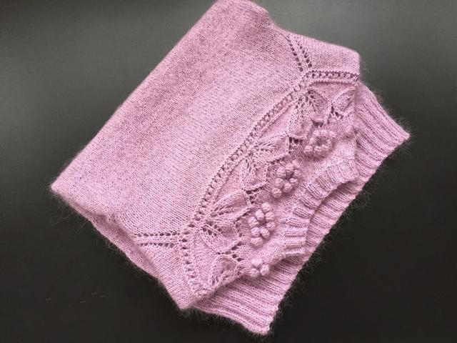 上往下织 8-12周岁儿童长款毛衣,零基础图解教程