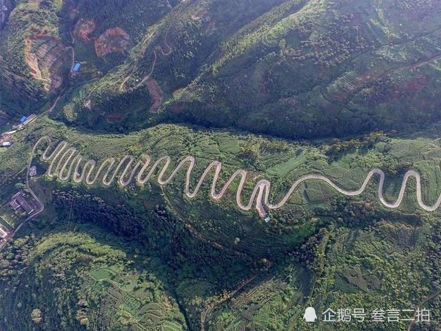 这5条公路九曲十八弯,有一条10秒就需要转一次方向盘