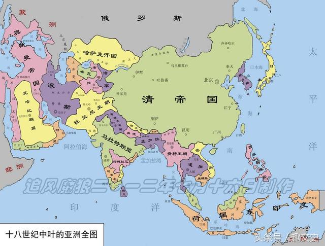 西方胜东方:明朝——民国时期中国|欧洲对比全图