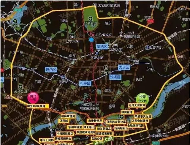 沈阳二环要南移了！住在这些区域的人，快看看你家会受到什么影响