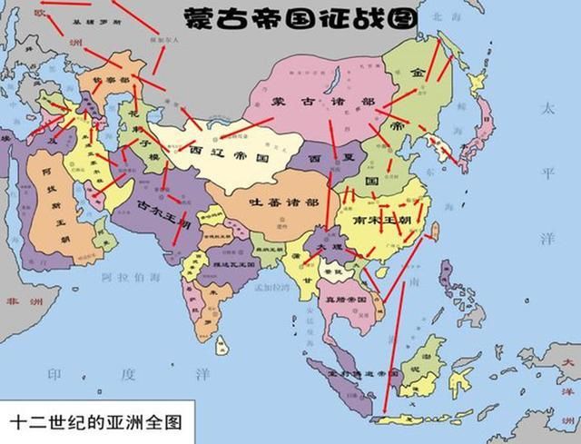 你所不知道的大元帝国各时期的疆域有多大?阅读之后