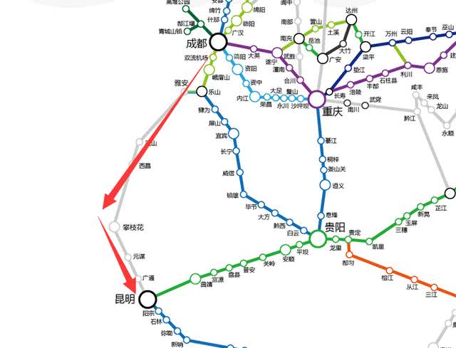 "八纵八横"高铁新时代:成昆铁路将开通,成都6小时到昆明!