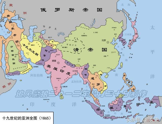 西方胜东方:明朝--民国时期中国|欧洲对比全图
