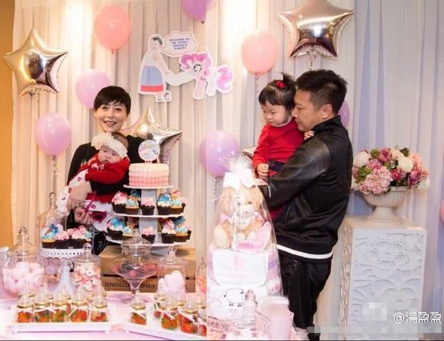 港星钱嘉乐老婆汤盈盈被曝有喜迎第三胎，43岁再怀孕身体让人担忧