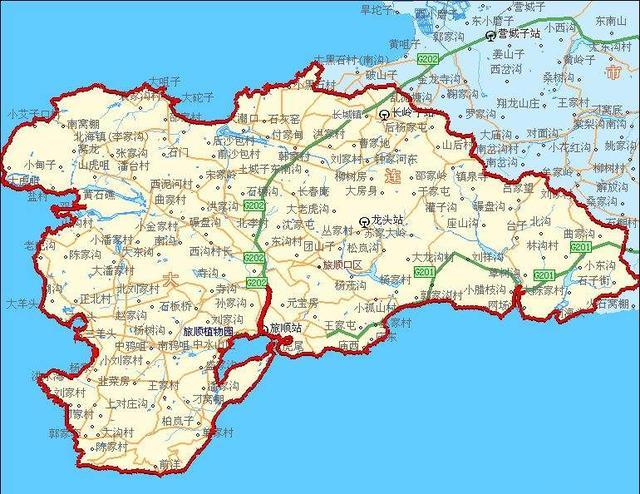 市场街道,得胜街道,光荣街道,水师营街道,龙王塘街道,铁山街道,双岛湾