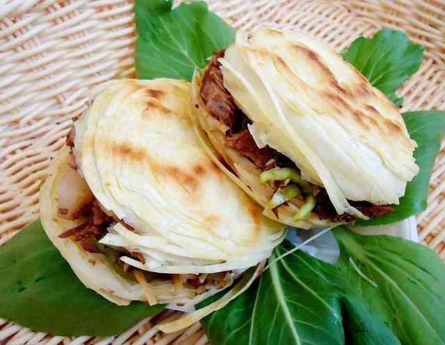 中国美食: 江苏肉夹馍!