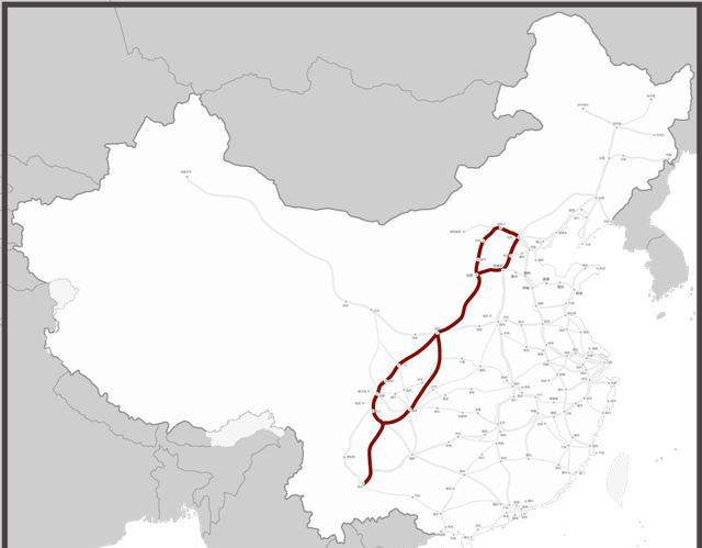 八纵八横高铁线路示意图 八纵八横高铁线路示意图(16幅分图)