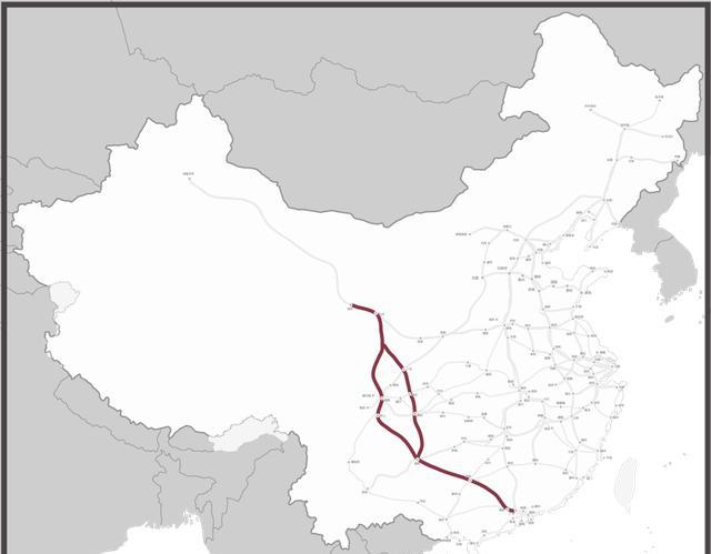 八纵八横高铁线路示意图 八纵八横高铁线路示意图(16幅分图)