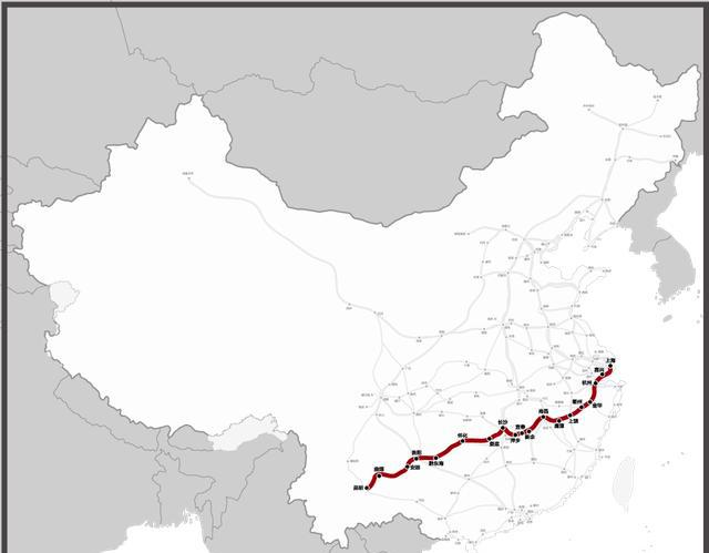 八纵八横高铁线路示意图 八纵八横高铁线路示意图(16幅分图)