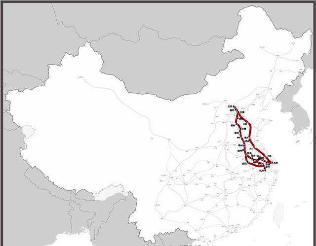 八纵八横高铁线路示意图 八纵八横高铁线路示意图(16幅分图)