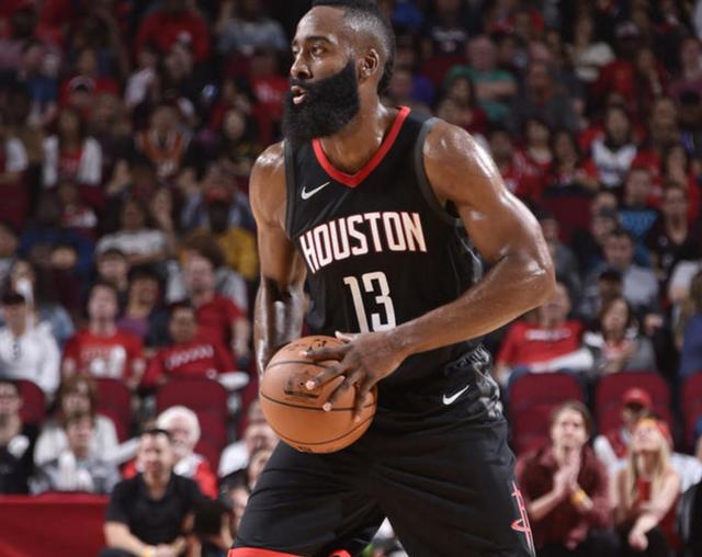 哈登生涯1数据已超越詹皇,赛季最强完美压制水