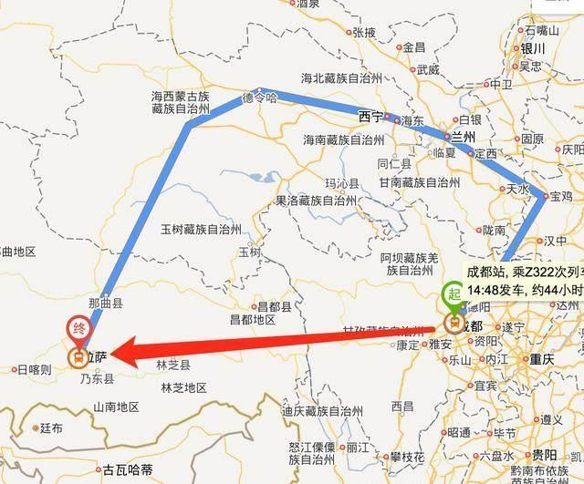 虽然绕路,但是成都到兰州再到西宁以及拉萨,几个地方的美景都是不胜
