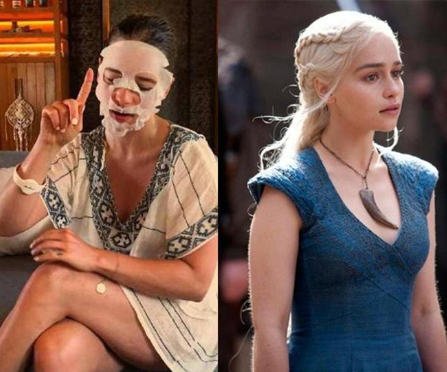 《权力的游戏》“龙妈”的另一面，生活中的合影是个“开心果”