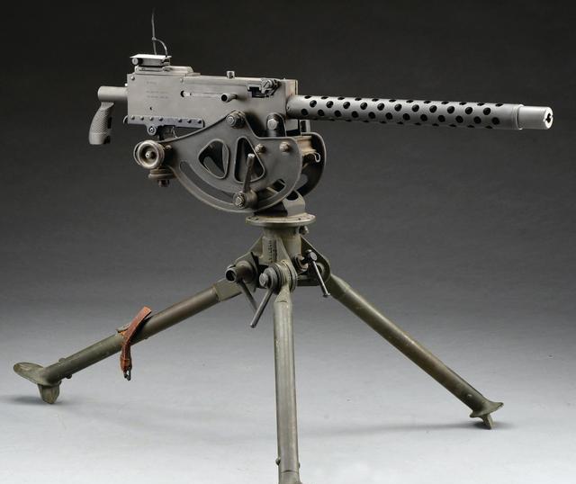 美军火力支援武器m1919中型机枪