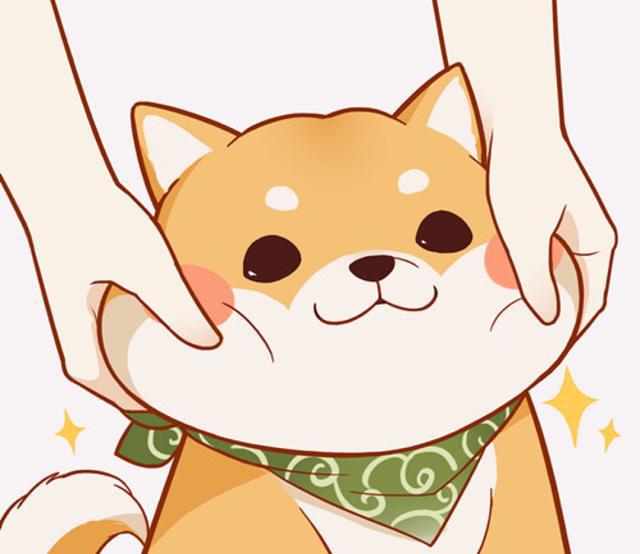 一组蜜汁可爱的柴犬头像,柴犬遇上了银魂