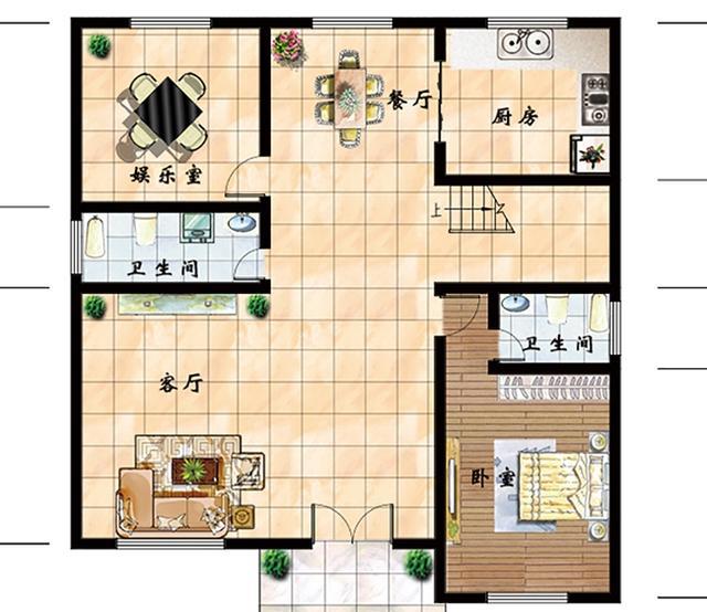 农村复式三层楼房设计图及效果图,带露台自建房屋赏析