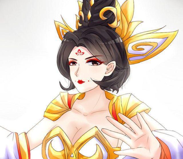王者漫画:女娲的出现让武则天的人气下降了不少,武则天很生气