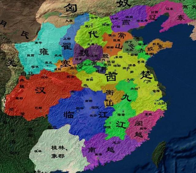 正文        楚霸王分封   及至灭秦,项羽自号西楚霸王,分封各路诸侯