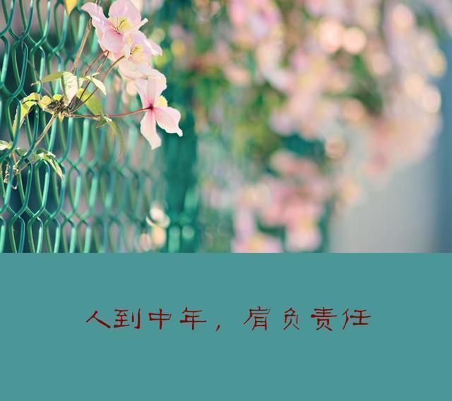 人到中年, 言而有信, 语不伤人, 诺不轻许!