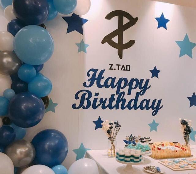 黄子韬生日会现场曝光 陈设布置很温馨