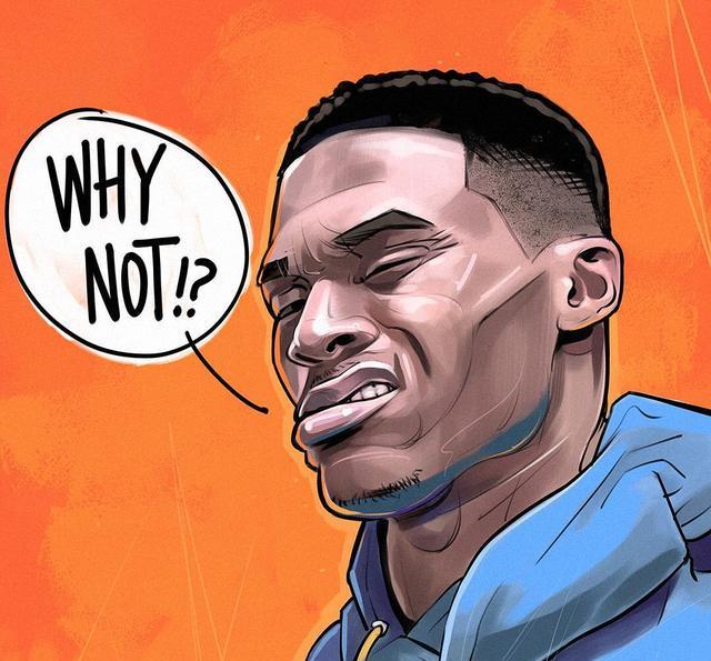 威少,身体素质没的说,拉塞尔·威斯布鲁克(russell westbrook)