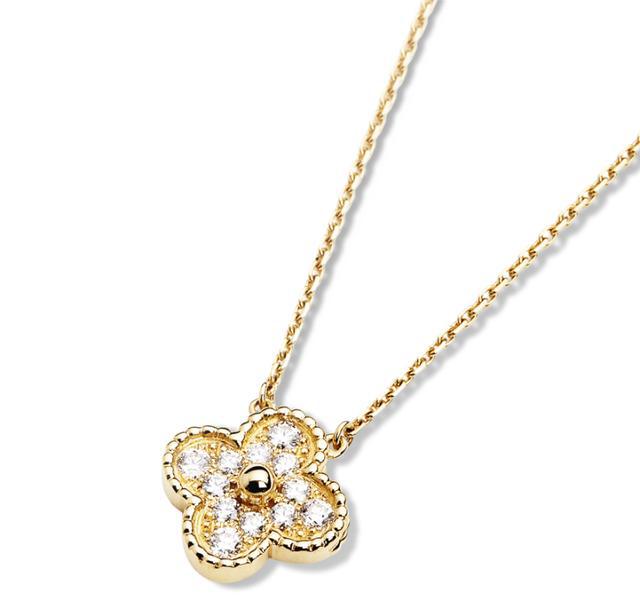 正品四叶草项链贵吗,梵克雅宝四叶草项链价格