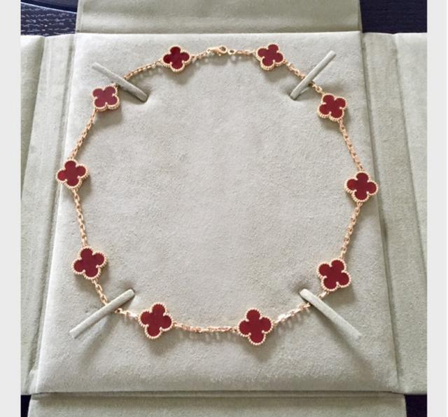 正品四叶草项链贵吗,梵克雅宝四叶草项链价格