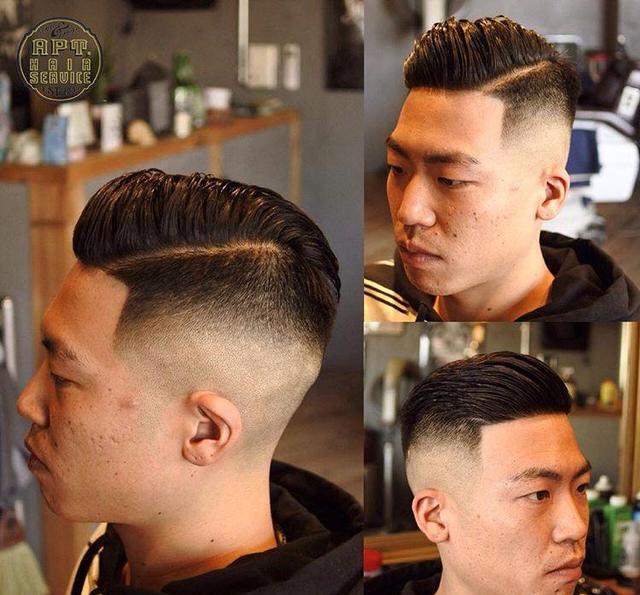 复古油头,铲青渐变,15款2018最火的男士发型